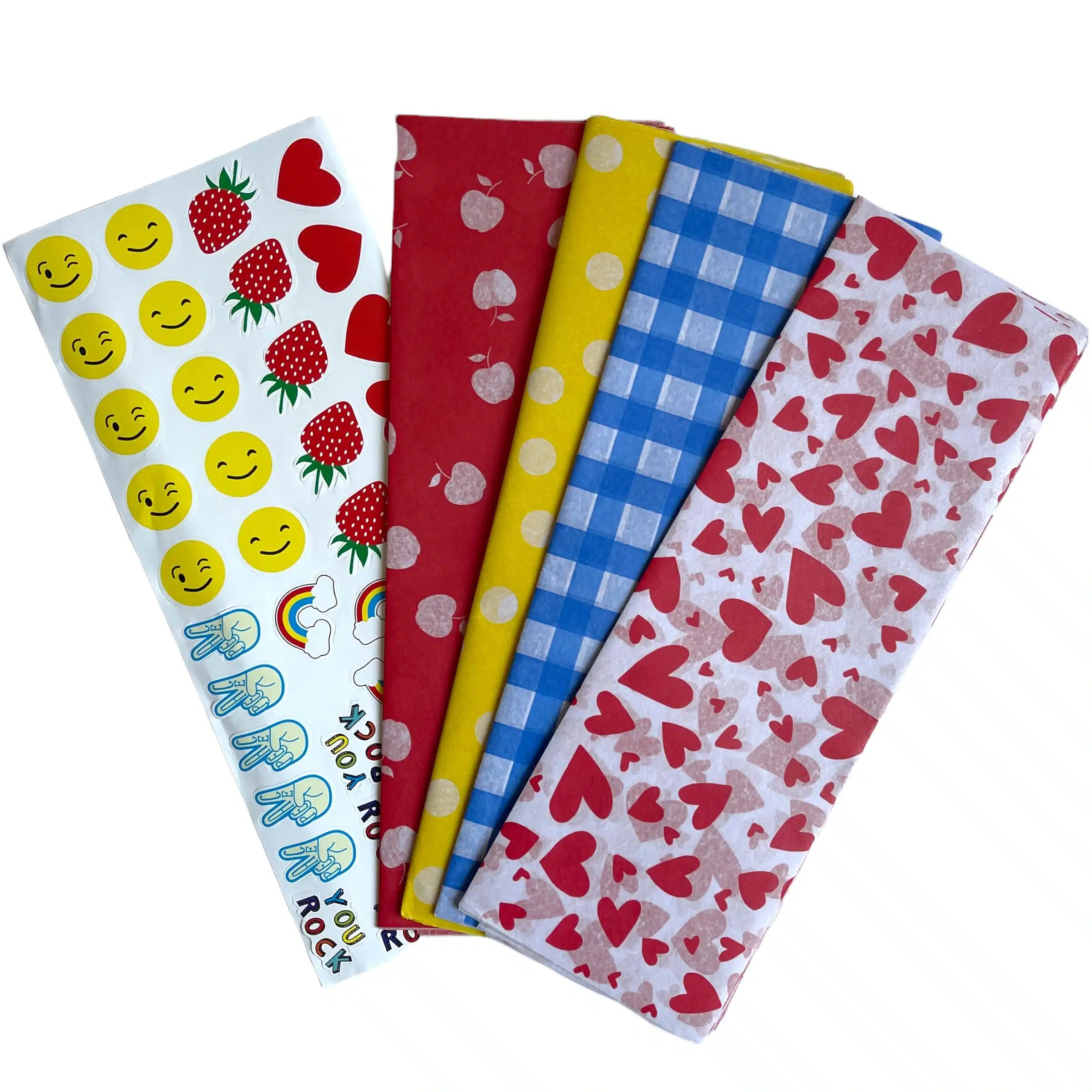 ⁦יאמבוקס נייר עטיפה מעוצב לסנדוויץ' - לבבות⁩ – תמונה ⁦4⁩