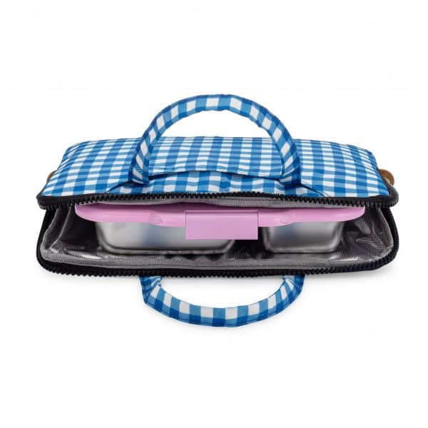 ⁦תיק יאמבוקס Vichy Blue poche⁩ – תמונה ⁦4⁩
