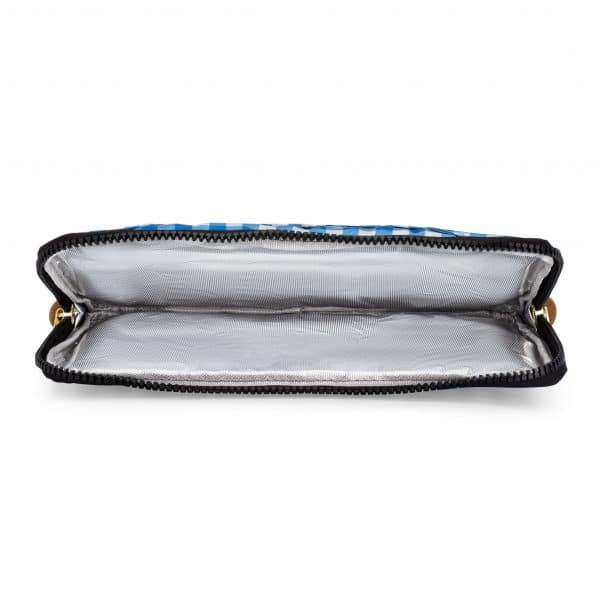 ⁦תיק יאמבוקס Vichy Blue poche⁩ – תמונה ⁦3⁩