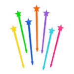 סט 7 קיסמים קשת Stix by Lunch Punch - Rainbow (7 pack)