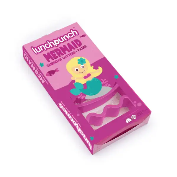 ⁦חותכני לחם בתולת ים Lunch Punch Sandwich Cutters - Mermaid⁩ – תמונה ⁦11⁩