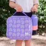 תיק אוכל מבודד. קשת בענן של המותג מונטי. גודל בינוני