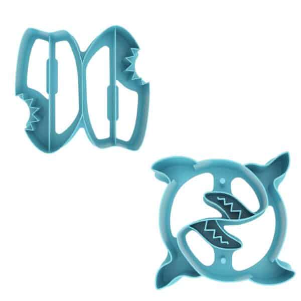 חותכני לחם - כריש וגלשן Lunch Punch Sandwich Cutters - Shark