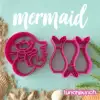 ⁦חותכני לחם בתולת ים Lunch Punch Sandwich Cutters - Mermaid⁩ – תמונה ⁦7⁩