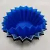 ⁦גביע סיליקון כחול Lunch Punch Silicone Cups - Blue⁩ – תמונה ⁦5⁩