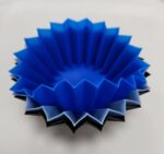 ⁦גביע סיליקון כחול Lunch Punch Silicone Cups - Blue⁩ – תמונה ⁦5⁩