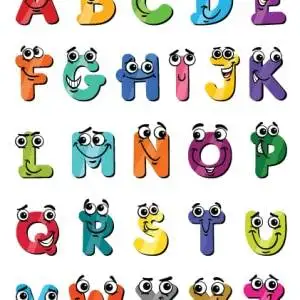 מדבקות אותיות – מס' דגמים לבחירה – ABC דגם 1021