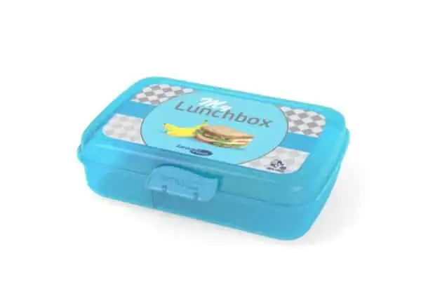 קופסת אוכל מחולקת בצבע כחול 2410