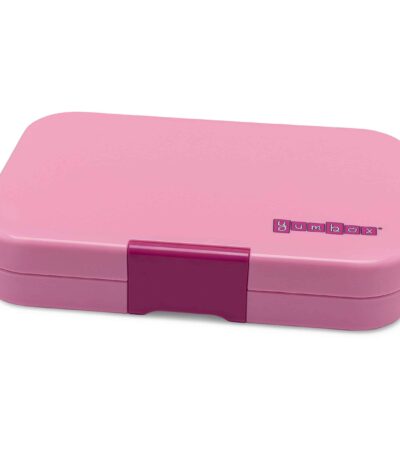 2456 קופסת אוכל מחולקת יאמבוקס טאפאס Capri Pink מגש 4 Rainbow