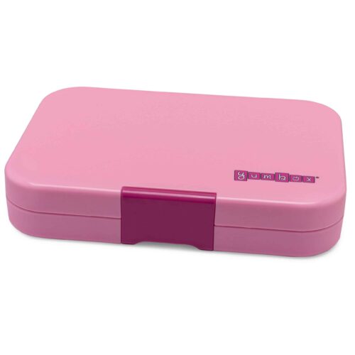2456 קופסת אוכל מחולקת יאמבוקס טאפאס Capri Pink מגש 4 Rainbow