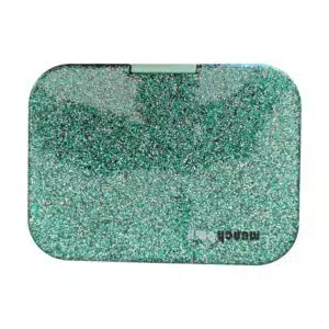 קופסת אוכל מאנץ' בוקס עם נצנצים Sparkle Aqua (Midi5 clear tray)