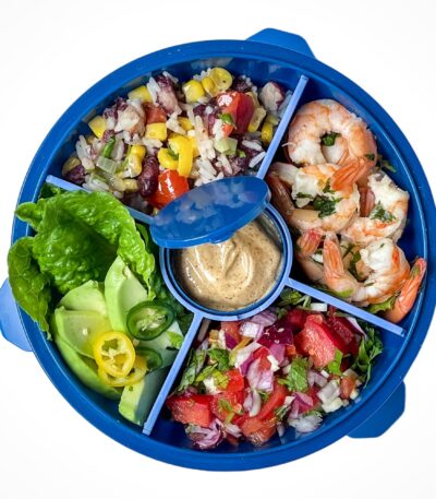 4 תאים Poke Bowl - Hawaii Blue 2919