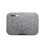 קופסת אוכל מאנץ' בוקס עם נצנצים Sparkle Black (Mega3 artwork tray) 7606