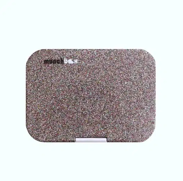 קופסת אוכל מאנץ' בוקס עם נצנצים Sparkle Rainbow (Mega4 clear tray) 7609