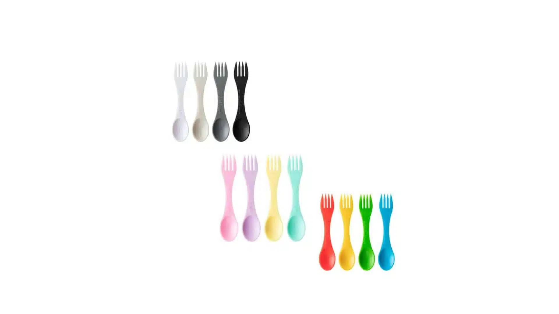 סט 8 (כזלג) כפית מזלג בגודל רגיל Munch Sporks Regular