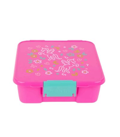 קופסת בנטו מחולקת 3 תאים 5665 Unicorn Magical
