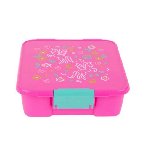 קופסת בנטו מחולקת 3 תאים 5665 Unicorn Magical