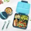 קופסת אוכל עם תרמוס פנימי - Munch Thermos Blueberry