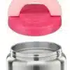 קופסת אוכל עם תרמוס פנימי - Munch Thermos Strawberry