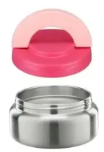 קופסת אוכל עם תרמוס פנימי - Munch Thermos Strawberry