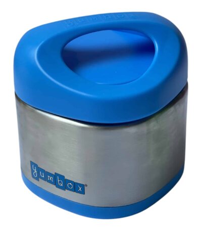 קופסת אוכל תרמית מנירוסטה יאמבוקס קיובי Yumbox Cubi 2968 Surf Blue