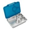 Yumbox Pret קופסת מחולקת מנירוסטה כחול