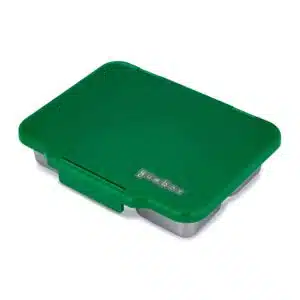Yumbox Pret - Pomme Green 2964 Yumbox Pret קופסת אוכל לילדים מנירוסטה ירוק מצב סגור