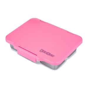 Yumbox Pret – קופסת אוכל מחולקת מנירוסטה – Versailles Pink