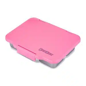 Yumbox Pret - Versailles Pink 2962 Yumbox Pret - Versailles Pink 2962 קופסת אוכל לילדים מנירוסטה ורוד מצב סגור