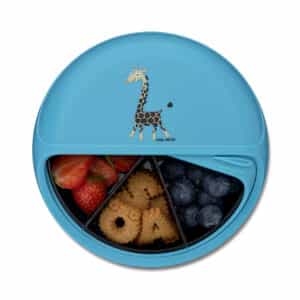 SnackDISC – קופסת אוכל מדליקה לנשנושים – מאויירת – Turquoise