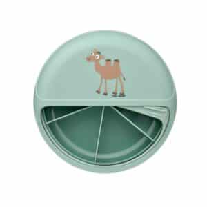 MiniDISC – מיני קופסת אוכל מדליקה לנשנושים – מאויירת – Green