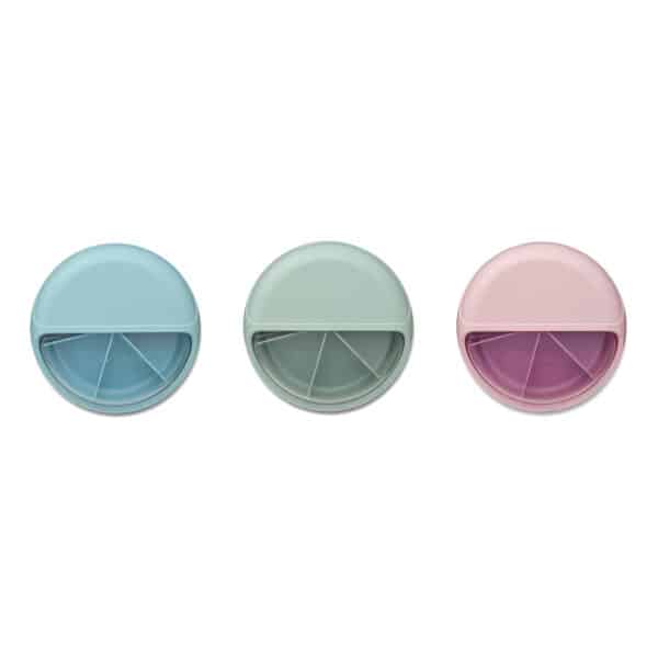 מיני דיסק מאוירת MiniDISC מיני קופסת אוכל מדליקה לנשנושים צבעי פסטל 99996350