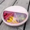 SnackDISC קופסת אוכל מדליקה לנשנושים צבעי פסטל 99996265 (1)
