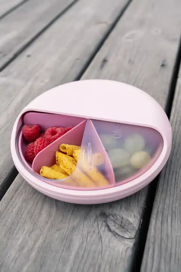 SnackDISC קופסת אוכל מדליקה לנשנושים צבעי פסטל 99996265 (1)