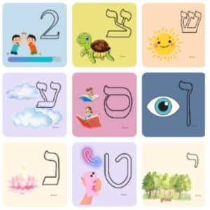 כרטיסיות Boxil – סדרת אותיות וספרות