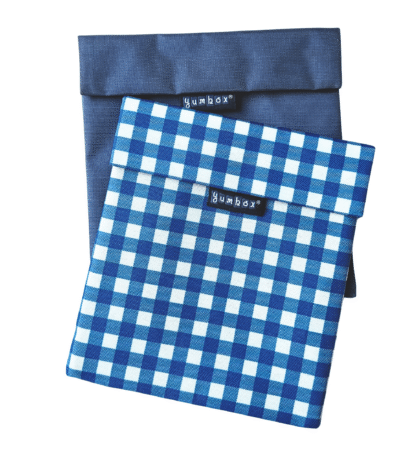 2997 זוג תיקי לסנדוויץ Navy and Vichy Baggies