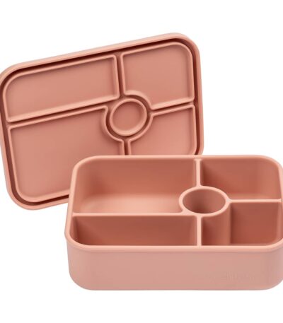 קופסת אוכל בנטו סיליקון מלבנית - FLEXI 5 RECTANGLE pink 7656