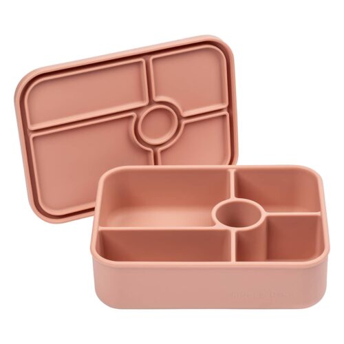קופסת אוכל בנטו סיליקון מלבנית - FLEXI 5 RECTANGLE pink 7656
