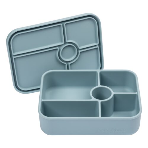 קופסת אוכל בנטו סיליקון מלבנית - FLEXI 5 RECTANGLE blue 7657