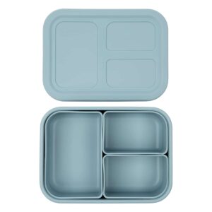 קופסת אוכל בנטו סיליקון מודולרית – Munchbox Flexi3 Mix & Match blue 7665