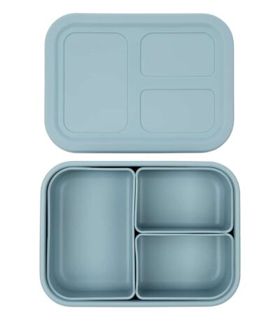 קופסת אוכל בנטו סיליקון מודולרית – Munchbox Flexi3 Mix & Match blue 7665