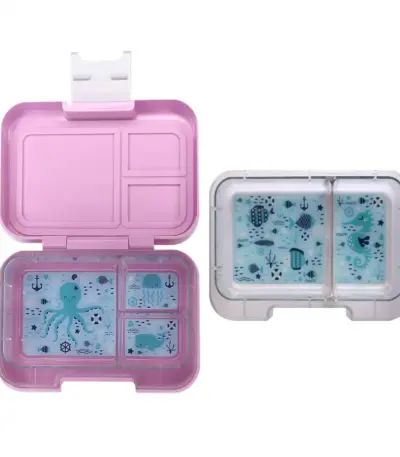 7667 קופסת אוכל לילדים מאנצ'י סנאק קטנטונת Pink Marshmallow ..