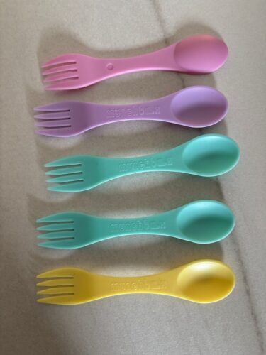 ספורקס - סט 8 (כזלג) כפית מזלג בגודל רגיל Munch Sporks Regular photo review