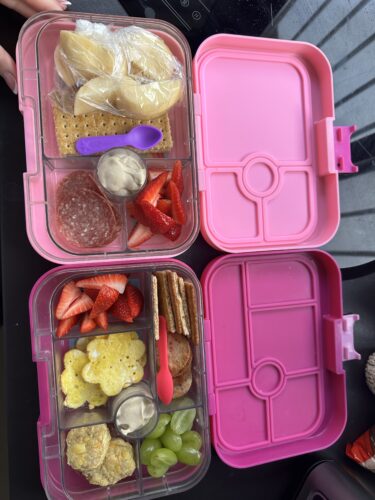 סט כפיות ומזלגות ורוד Lunch Punch Fork & Spoon Set - Pink photo review